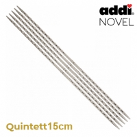 AddiNovel Quintett Strumpfstricknadel 15cm