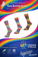 Ferner Wolle Regenbogen Sockenwolle