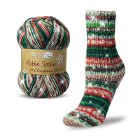 Flotte Socke Christmas Metallic Rellana