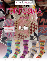 Fortissima Kelim Color Schoeller Stahl