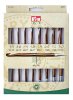 KnitPro Natural tunesische Hkelnadeln Set