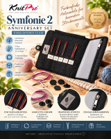KnitPro Symfonie 2 Anniversary Nadelspitzen 13cm Set