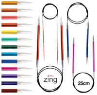 KnitPro Zing Rundstricknadel 25cm