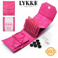 Lykke Blush Nadelspitzen-Set K Fuchsia