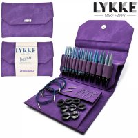 Lykke Indigo violett Nadelspitzen Set 13cm