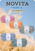 Novita Viola Flora Sockenwolle