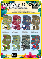 Opal Regenwald 22 Sockenwolle 4f