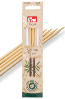 Prym Strumpfstricknadeln Bambus 15cm