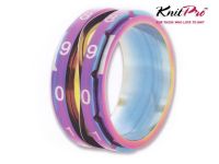 Reihenzhler Ring Regenbogen KnitPro