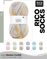 Rico Sockenwolle Superba Bamboo Confetti
