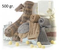 Sockenwolle uni Paket Mix 4-fach 0.50 Kg