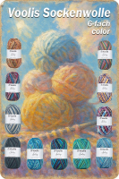 Voolis Sockenwolle 6-fach Color